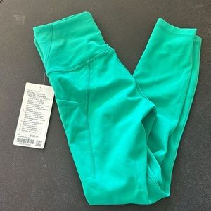 NWT Lululemon Wunder Train HR Tight 25” Kelly Green 2